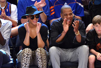    :   - (Jay Z and Beyonce)