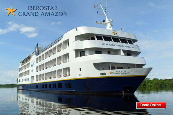 Бронирование онлайн круизов по Амазонке на круизном судне 'Iberostar Grand Amazon' (откроется новое окно).