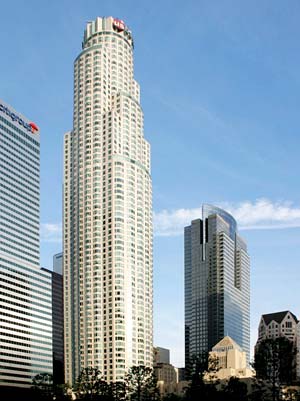 U.S. Bank Tower, Лос-Анджелес - самый высокий небоскреб к западу от Чикаго