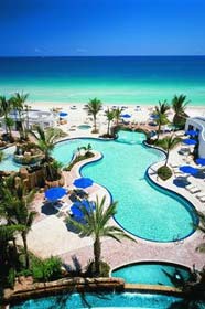 Отель 'Trump International Beach Resort Miami' (Трамп Интернешнл Бич Рисорт Майами), бассейн.