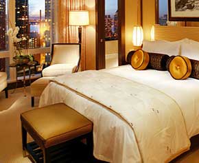 Номер Deluxe Hudson River View в отеле 'Mandarin Oriental New York', Нью-Йорк